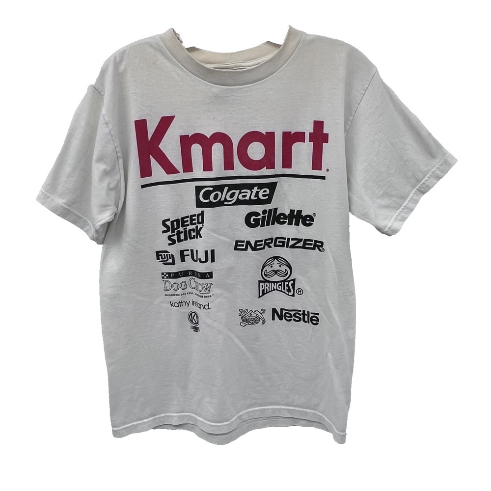 Vintage 1998 KMart Kids Race Against Drugs Promo Short-Sleeve T-Shirt Sz Medium